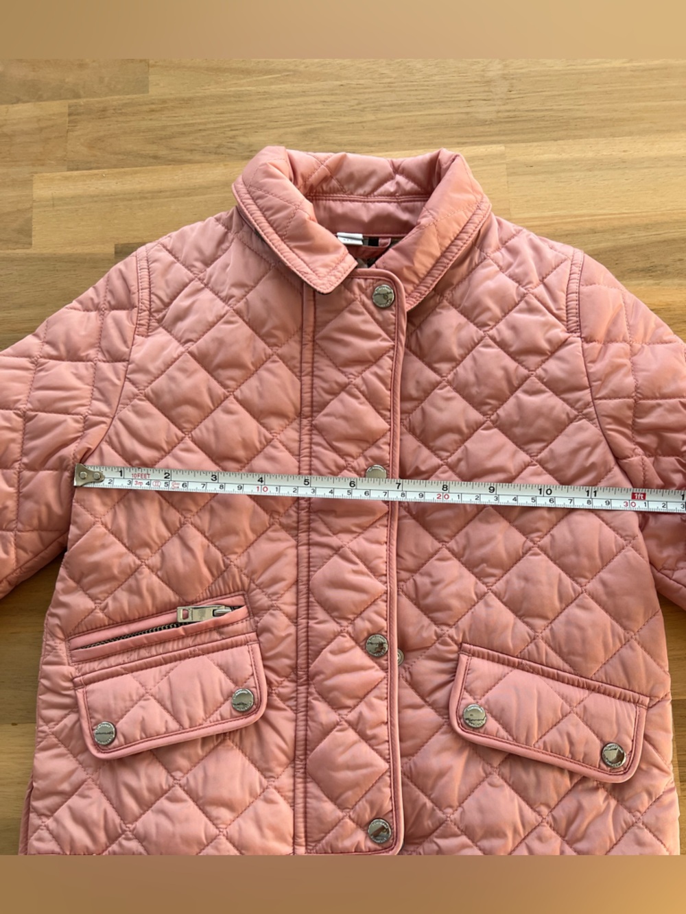 Burberry toddler's Quilted Pink Jacket 2Y - Picture 4 of 11